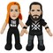Bleacher Creatures WWE Superstar Bundle: Becky Lynch and Seth Rollins 10" Plush Figures